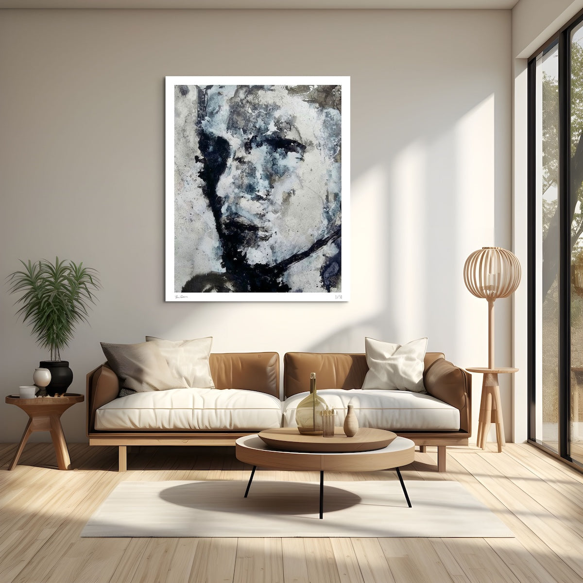Shadow face fine art print in limited edition by Ilaria Berenice