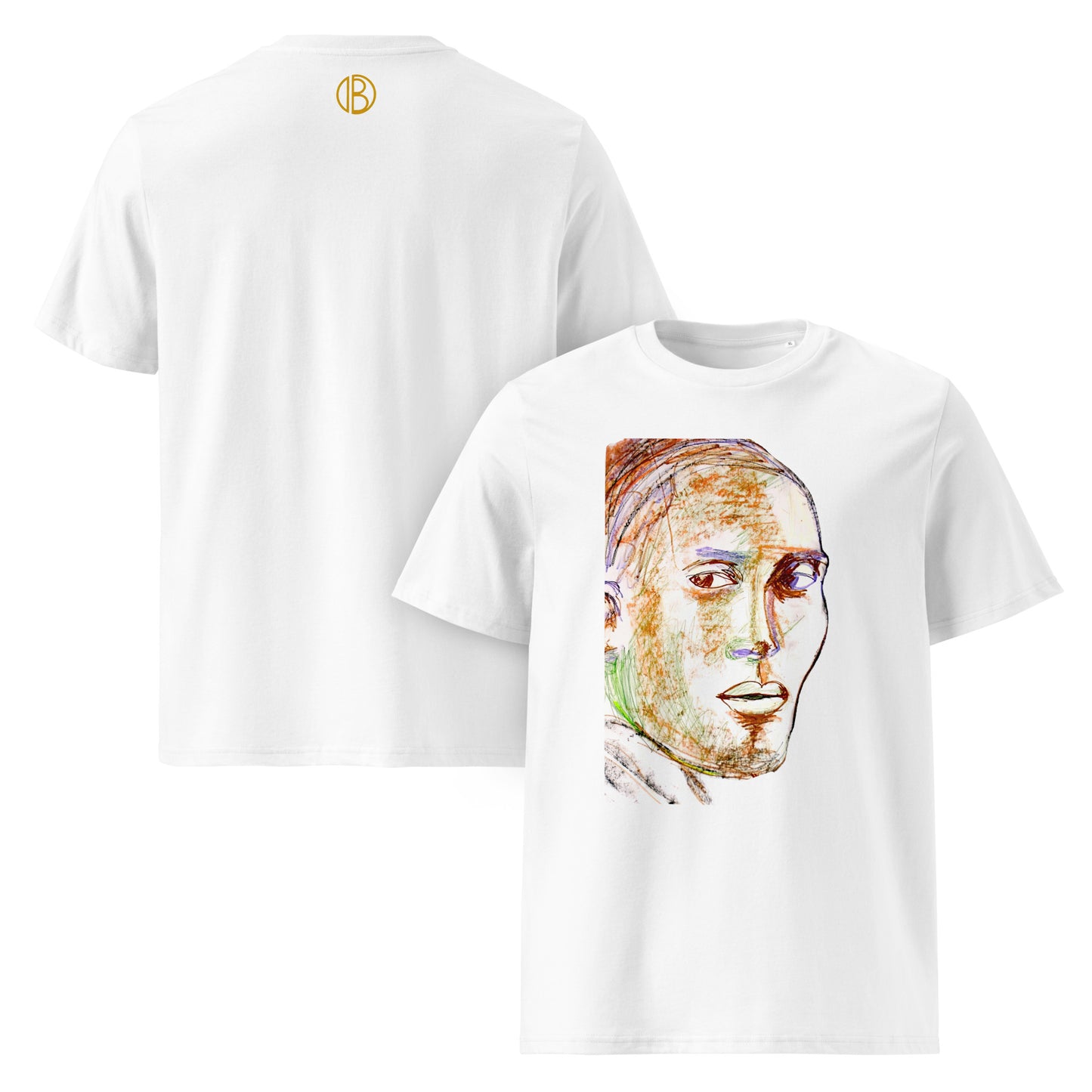 Raw Lines – Limited Edition Organic Cotton T-Shirt by Ilaria Berenice