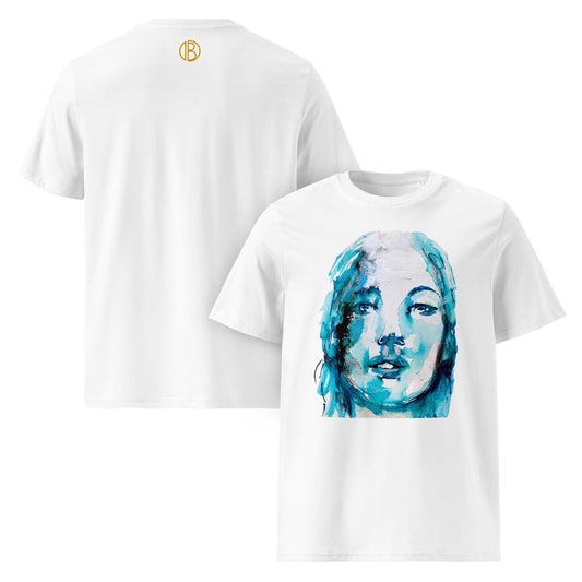 Monochrome Whispers – Limited Edition Organic Cotton T-Shirt by Ilaria Berenice